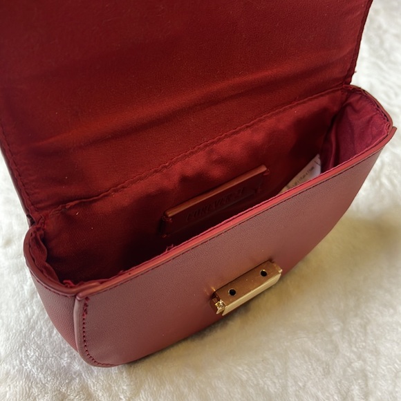 Crimson Red Pouch / Satchel Bag - Picture 7 of 8